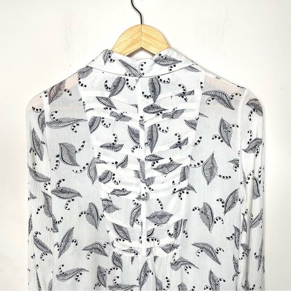 Anthropologie Maeve Lilly of the Valley Button Up Blouse - Picture 7 of 14